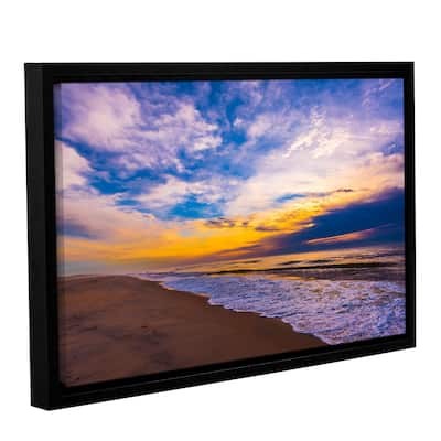 ArtWall Steve Ainsworth's 'The Long Way' Gallery Wrapped Floater-framed Canvas - Multi