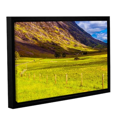 ArtWall Steve Ainsworth's 'Highland Way I' Gallery Wrapped Floater-framed Canvas - Multi