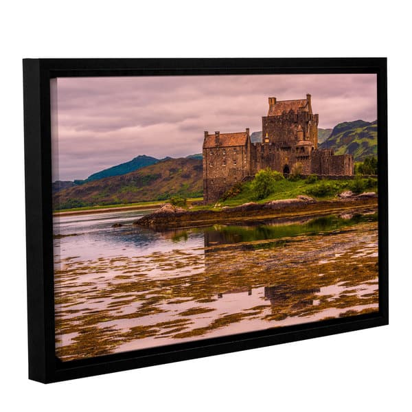 ArtWall Steve Ainsworth's 'Eilean Donan Castle' Gallery Wrapped Floater-framed Canvas - 32 x 48