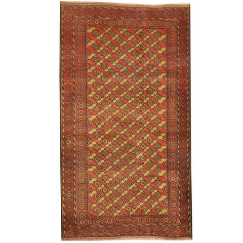 Handmade One-of-a-Kind Balouchi Wool Rug (Afghanistan) - 2'10 x 5'