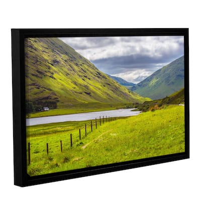 ArtWall Steve Ainsworth's 'At Home In The Mountains' Gallery Wrapped Floater-framed Canvas - Multi