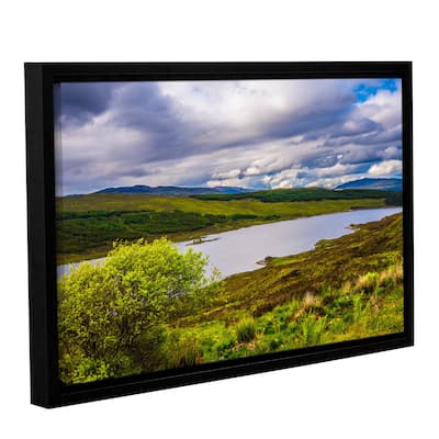 ArtWall Steve Ainsworth's 'A Highland Jewel' Gallery Wrapped Floater-framed Canvas - Multi