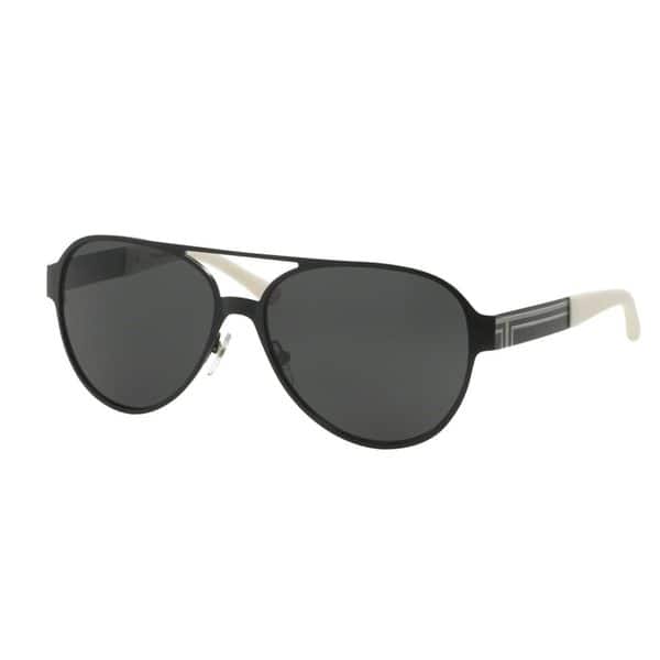 Tory Burch Womenundefineds TY6044 307687 Black Metal Pilot Sunglasses (As  Is Item) - Overstock - 11517889