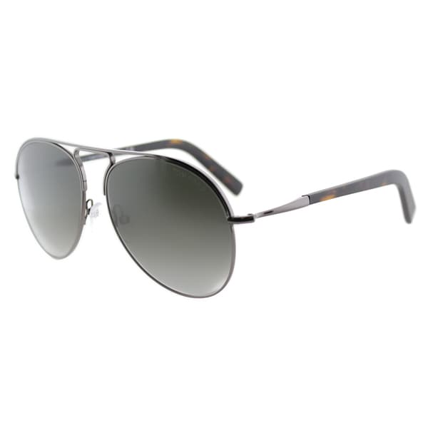 Tom Ford Cody TF 448 08B Ruthenium Aviator Metal Sunglasses