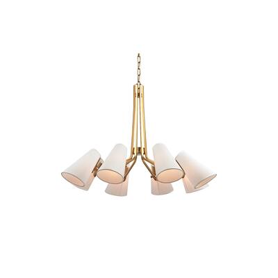 Hudson Valley Patten 8-light Aged Brass Chandelier