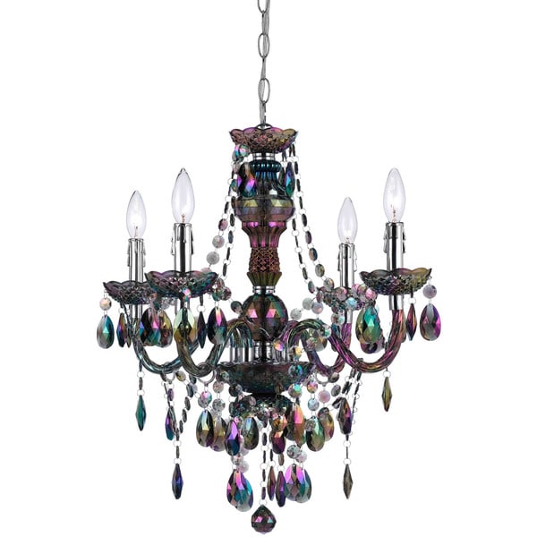 Af Lighting Iridescent Smoke 9001 4h Naples 4 Light Mini Af Lighting Iridescent Smoke 9001 4h Naples 4 Light Mini Chandelier