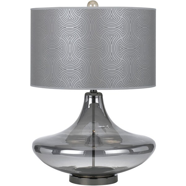 AF Lighting 8900-TL 8900 Glass Table Lamp - Smoke