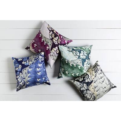 Decorative Lee 22-inch Poly or Feather Down Filled Throw Pillow