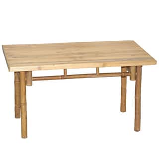 Rustic Tv Tray Tables Online At Our Best Living Handmade Bamboo54 Handcrafted Bamboo End Table Vietnam