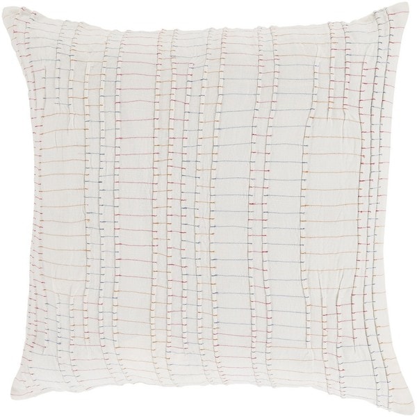 Decorative Ballina 18-inch Poly or Feather Down Filled Throw Pillow
