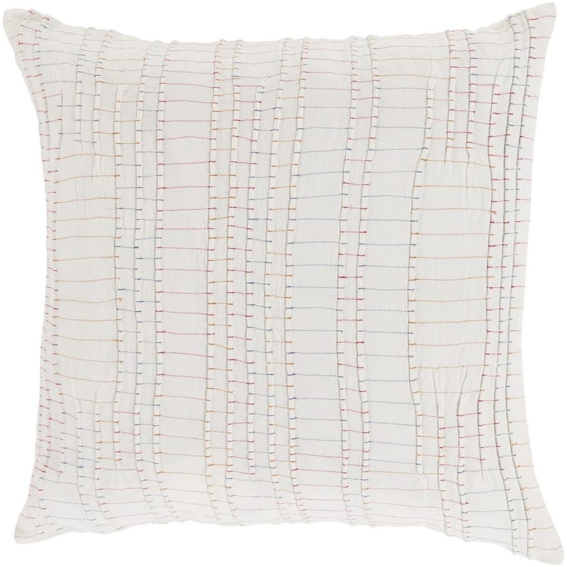 Decorative Ballina 18-inch Poly or Feather Down Filled Throw Pillow