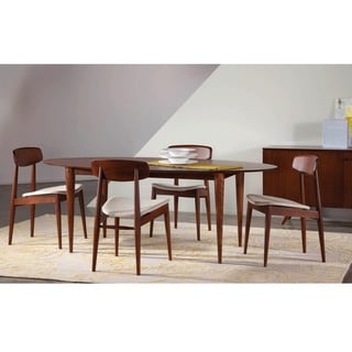 1 Saloom Cona 42 X 80 Ellipse Maple Smooth Top Dining Table In