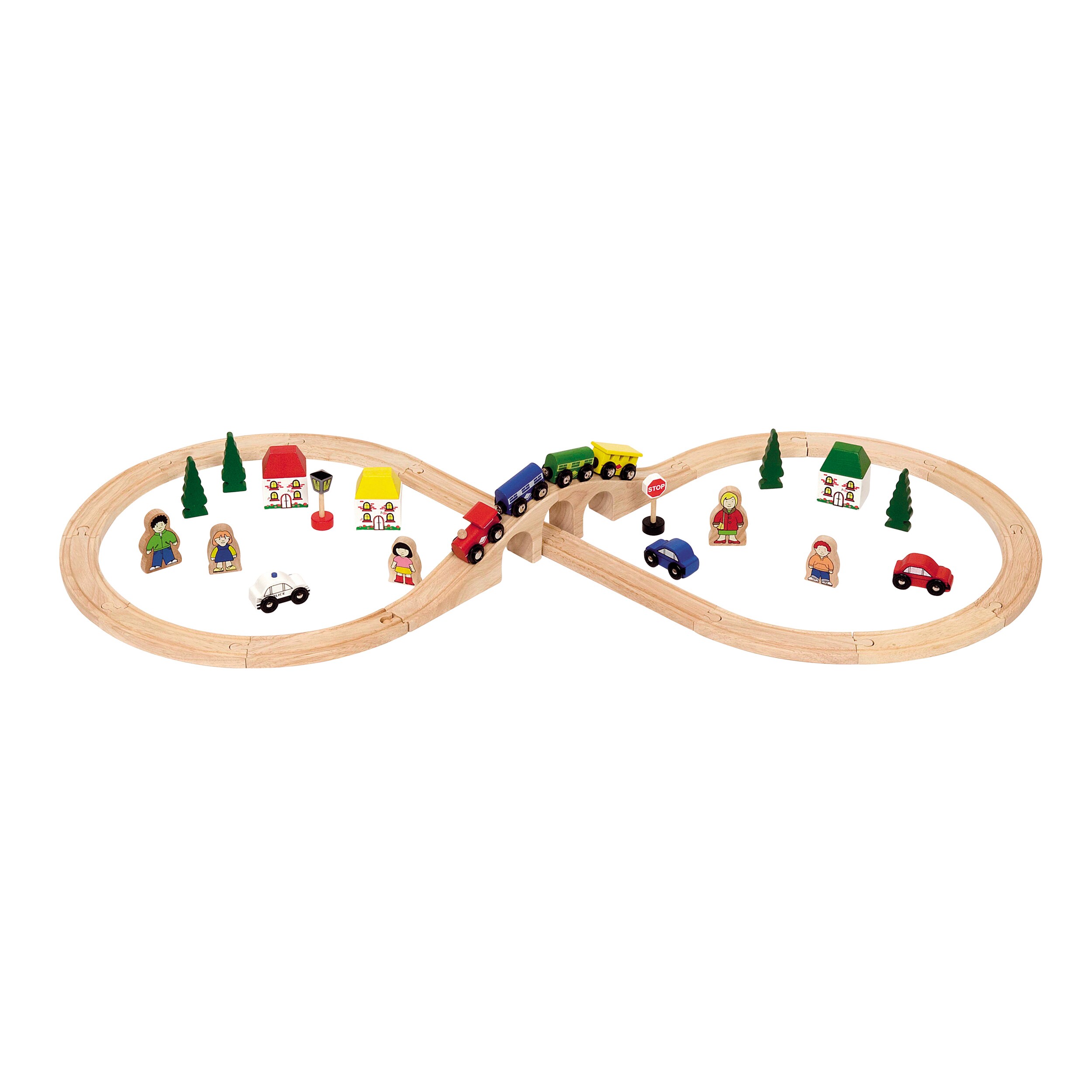 bigjigs figure of eight train set