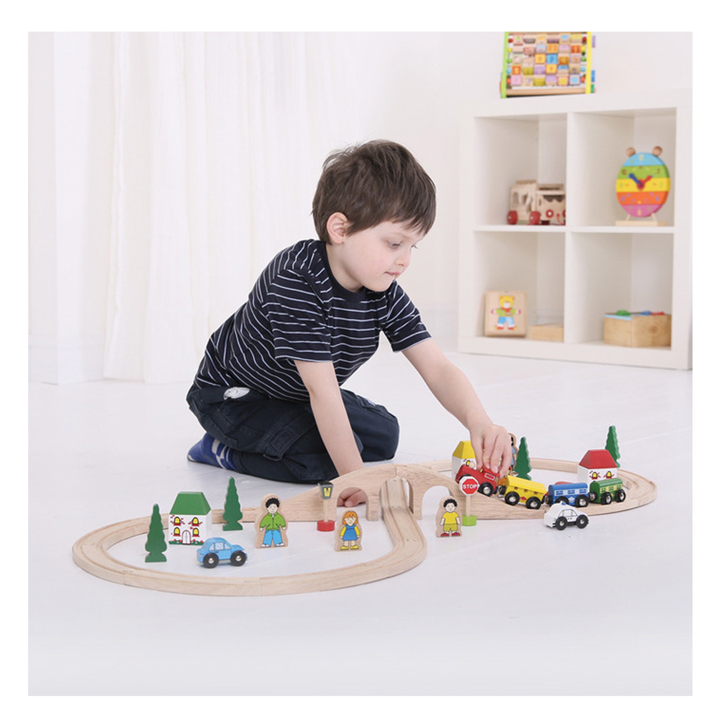 bigjigs figure of eight train set