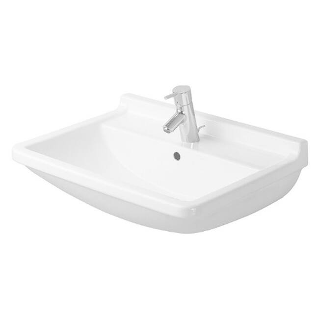 Duravit Starck Wall-Mount Porcelain Bathroom Sink 0300650000 White Alpin