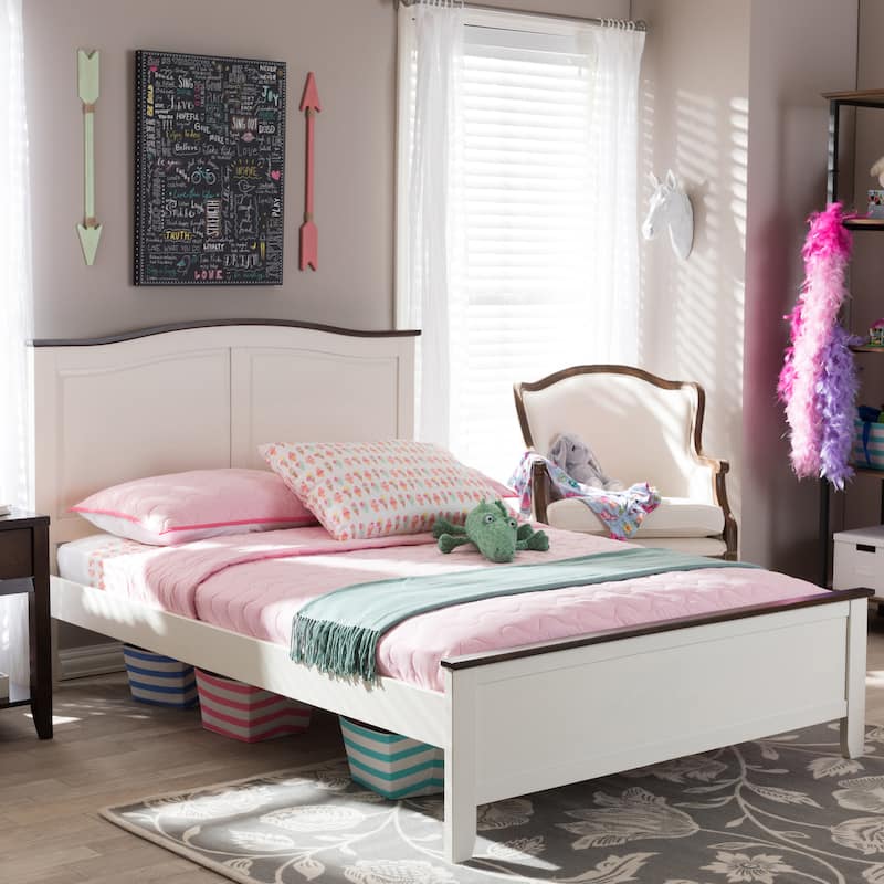 Baxton Studio Hesiod Classic Platform Bed