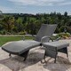 Toscana Outdoor 2-piece Wicker Armed Chaise Lounge Set by Christopher Knight Home - Thumbnail 5