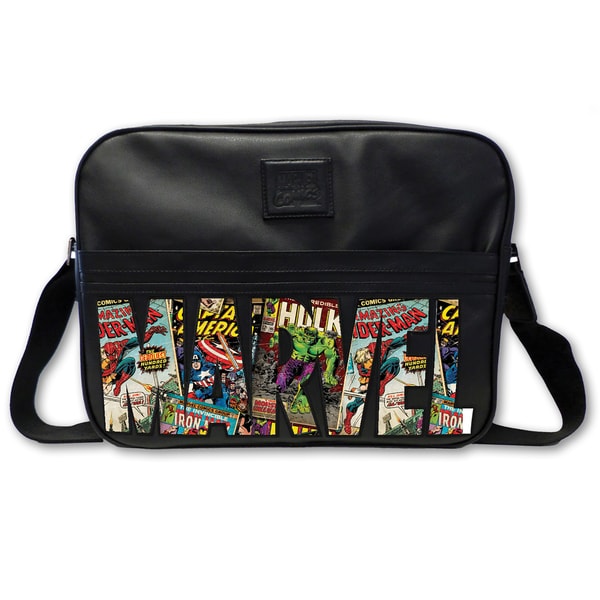 Shop Marvel Comic Logo Messenger Bag - Free Shipping On Orders Over $45 ...