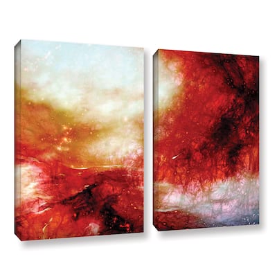 ArtWall Niel Hemsley's 'Universe' 2-piece Gallery Wrapped Canvas Set