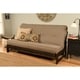 preview thumbnail 45 of 45, Copper Grove Uncompahgre Rustic Mocha Futon Set with Mattress Linen Stone