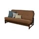 preview thumbnail 42 of 45, Copper Grove Uncompahgre Rustic Mocha Futon Set with Mattress