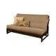 preview thumbnail 46 of 45, Copper Grove Uncompahgre Rustic Mocha Futon Set with Mattress