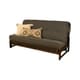 preview thumbnail 44 of 45, Copper Grove Uncompahgre Rustic Mocha Futon Set with Mattress