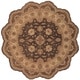 preview thumbnail 3 of 6, Nourison Heritage Hall HE18 Area Rug 0.51 - 0.75 inch - Sable - 10' Round/Square - Round - Indoor - 9' Round - Ivory