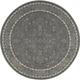 preview thumbnail 21 of 22, Nourison Heritage Hall HE29 Area Rug Grey - 9' Round - Round