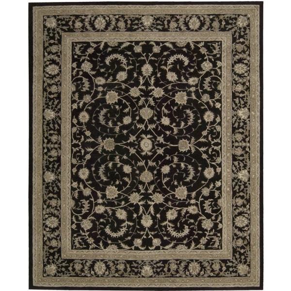 Shop Nourison Heritage Hall Black Rug 9'9" x 13'9" On Sale Free