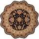 preview thumbnail 10 of 20, Nourison Heritage Hall Area Rug 6' Round - Black/Multi - Round