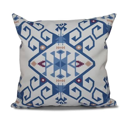 Jodhpur Medallion 2 Geometric Print 16-inch Throw Pillow