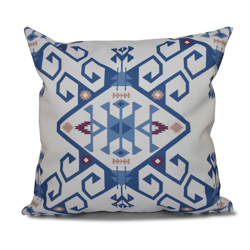 Jodhpur Medallion 2 Geometric Print 18-inch Throw Pillow