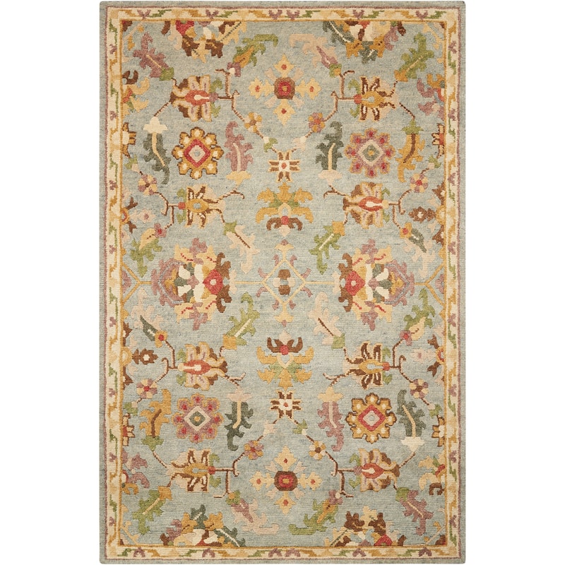 Nourison Tahoe TA13 Area Rug - 5'6" x 8'6" - Green - Runner/Rectangle