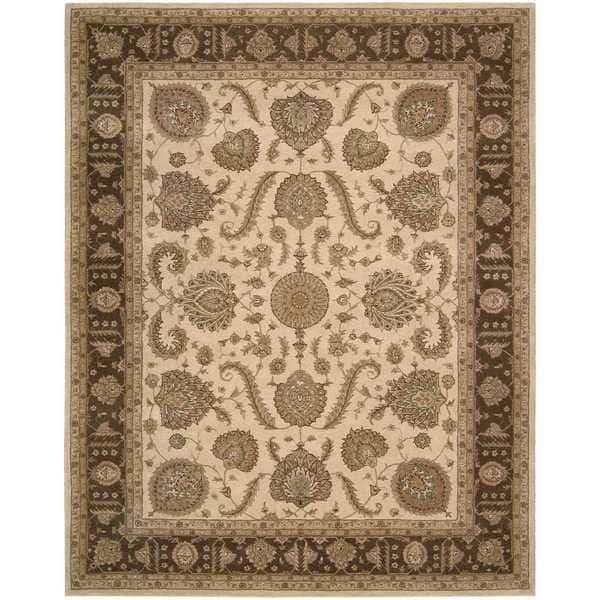 slide 2 of 22, Nourison Heritage Hall Area Rug 9' 9" x 13' 9" - Beige/Multi - Rectangle