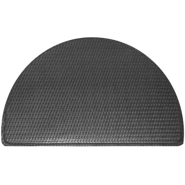 Memory Foam Half Circle Comfort Standing Mat (Black or Brown) Free