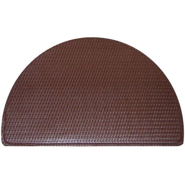 Shop Memory Foam Half Circle Comfort Standing Mat Black Or Brown