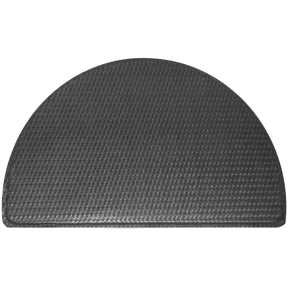 Memory Foam Half Circle Comfort Standing Mat (Black or Brown)