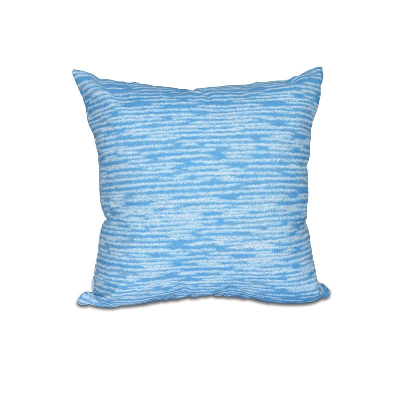 Marled Knit Geometric Print 18-inch Throw Pillow
