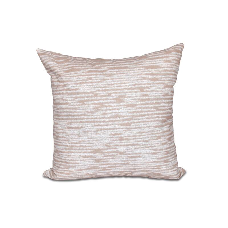 Marled Knit Geometric Print 18-inch Throw Pillow
