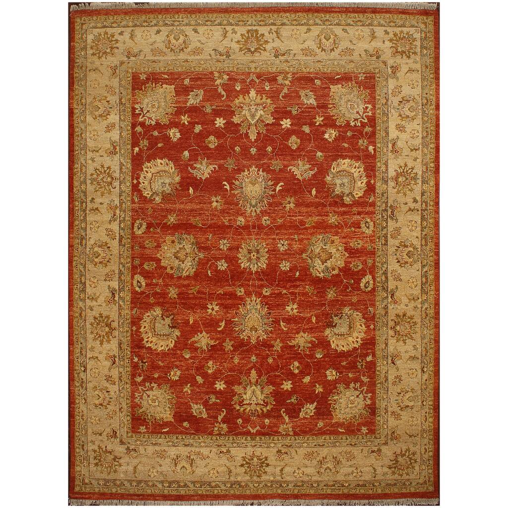 ABC Accent Antique Persian Rust Beige Wool Rug
