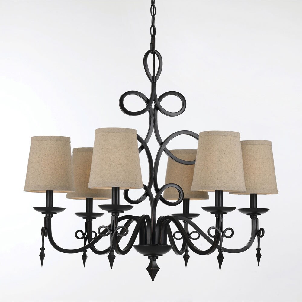 8600 Chandelier - Bronze (Oil Rubbed Bronze) - Chandeliers For Bedrooms by Overstock.com