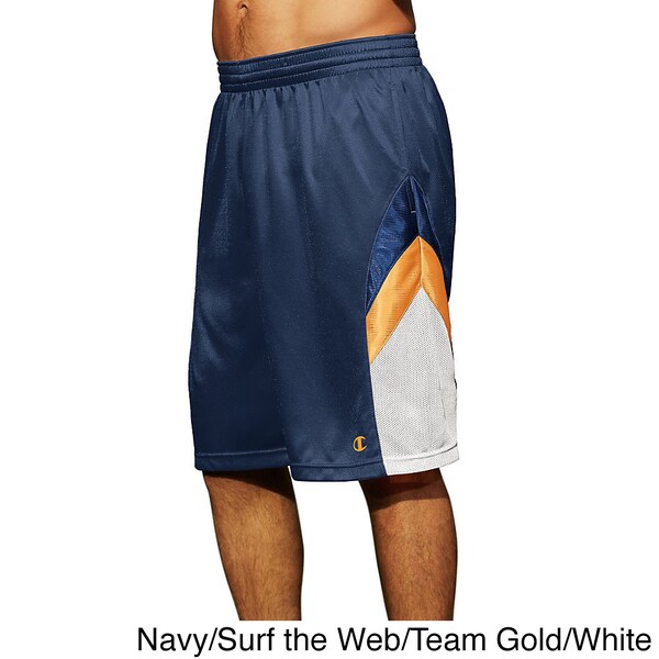 champion shorts mens gold
