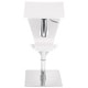 preview thumbnail 5 of 3, Viva Contemporary White Wood Adjustable Barstool