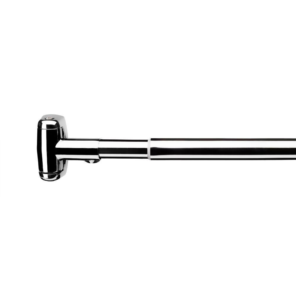 Shop Croydex 72 7 8 Inch Premium Telescopic Curved Rod Chrome