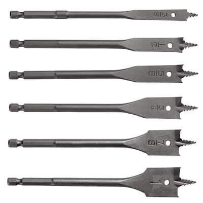 Vermont American 14482 6-piece Wood Drill Bit Set