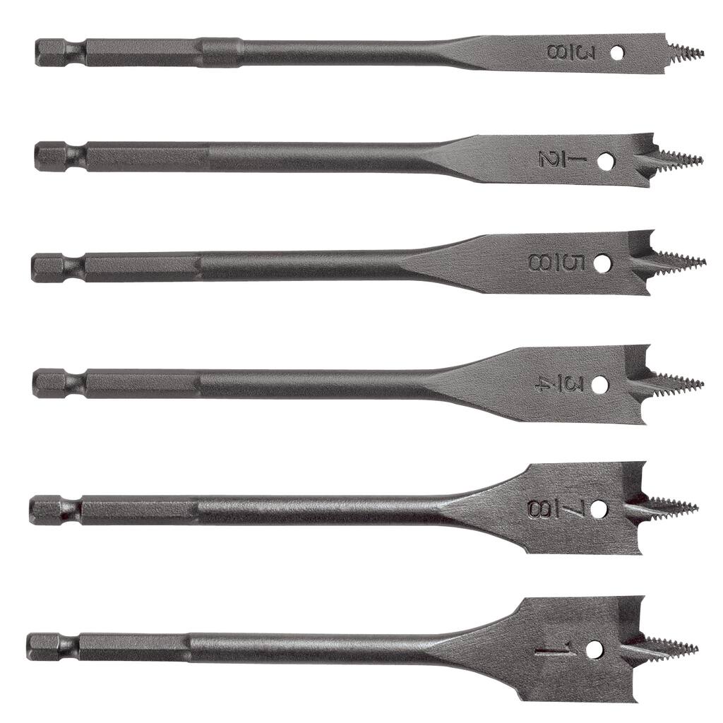 Vermont American 14482 6-piece Wood Drill Bit Set