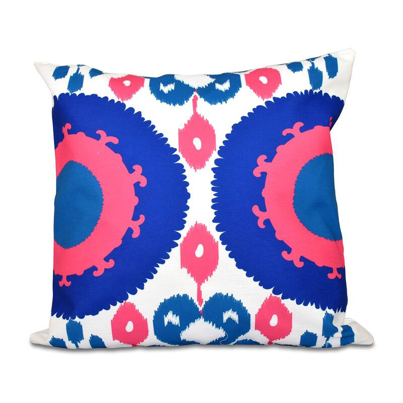 Boho Geometric Print 26-inch Throw Pillow