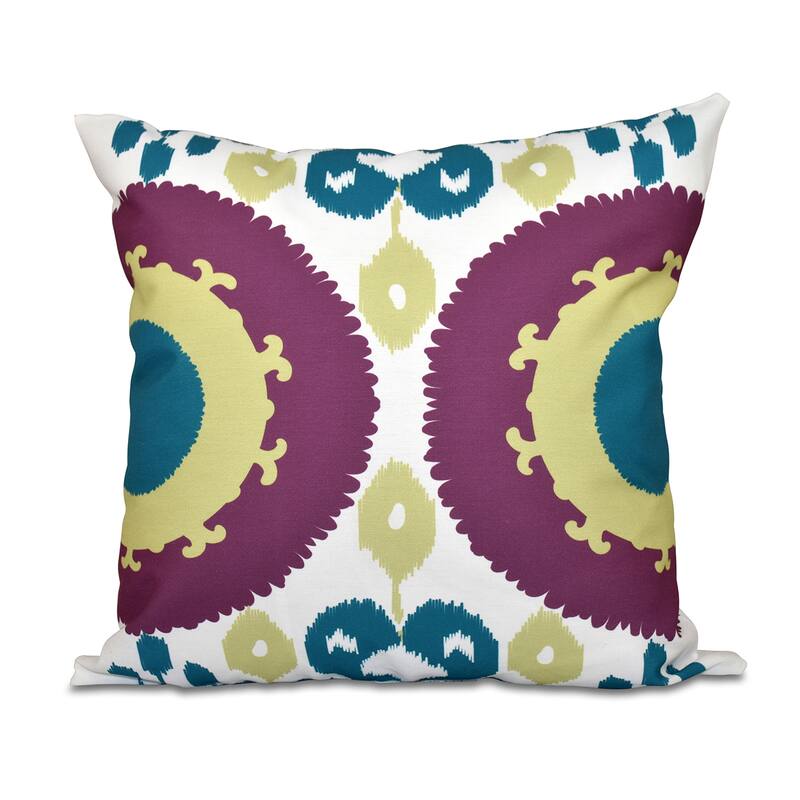 Boho Geometric Print 26-inch Throw Pillow