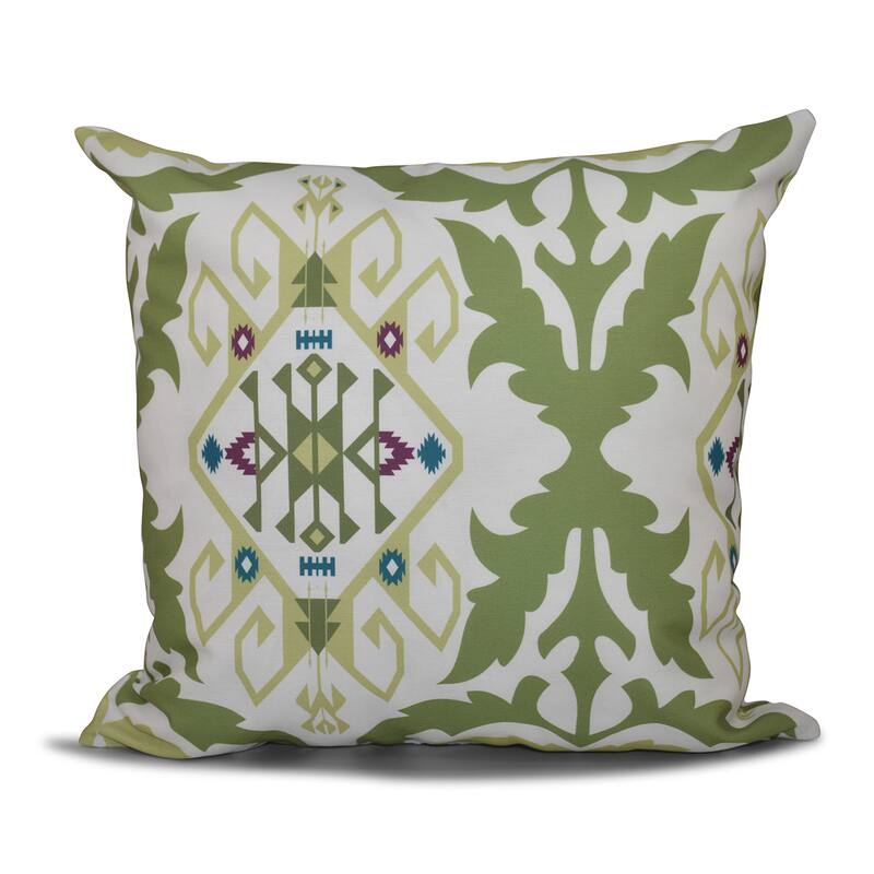 Bombay Medallion Geometric Print 20-inch Throw Pillow